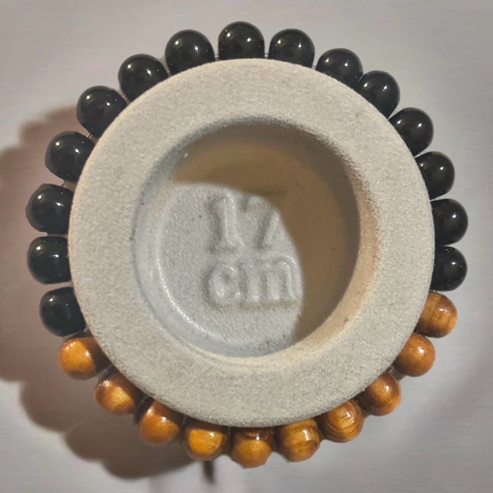 Wooden zone beaded bracelet